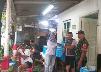 Dandim 0503/Jakarta Barat dan Jajaran Terus Monitoring Bangsit Penanganan Banjir