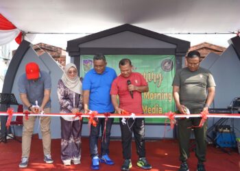 Danrem 041/Gamas Resmikan Grand Opening Cafe 45