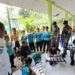 Asah Keterampilan, Satgas Pamtas Yonarhanud 2 Kostrad Beri Dukungan Gadik Ajarkan Drumband