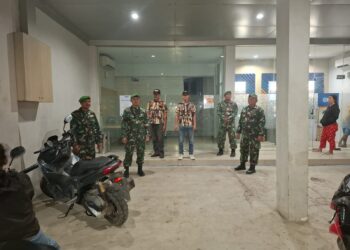 Kodim 0209/Labuhanbatu Gelar Patroli Bersama FKPPI, Jaga Keamanan Wilayah Aek Nabara
