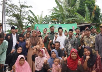 Program Manunggal Air TNI AD Hadir di Cadasari, Sumur Bor Pertama Dibangun di Pandeglang