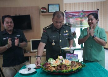 Pendam Kasuari Gelar Syukuran HUT ke-75 Penerangan TNI AD : Bekerja dengan Hati, Profesional dan Terpercaya