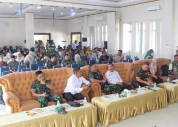 Dandim Abdya Hadiri Panen Raya Nusantara Virtual Bersama Presiden Prabowo