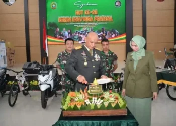 Syukuran HUT Ke-20 Korem 033/Wira Pratama,Danrem : ” TNI AD Tetap Hadir Ditengah-tengah Rakyat