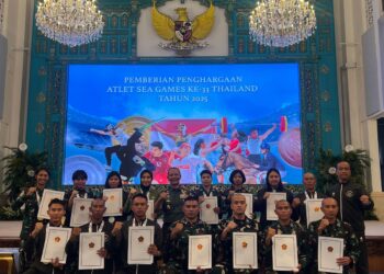 Alfi Kusuma Atlet Taekwondo Peraih Emas di SEA Games 2025 Thailand Dapat Kenaikan Pangkat Jadi Letnan Satu