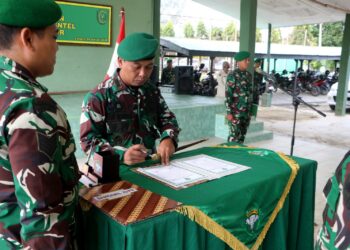 Dandim 0104/Aceh Timur Pimpin Sertijab Danramil  Tekankan Loyalitas dan Profesionalisme