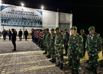 Puluhan Personel TNI-Polri Dampingi Sidak Lapas Blangpidie, Sejumlah Benda Terlarang Ditemukan
