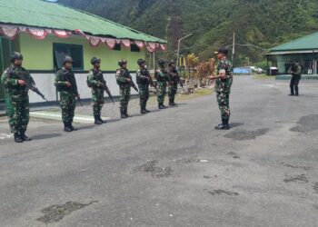 Perintah Presiden Program Pembuatan Jembatan Infrastruktur Pedesaan ,Danrem 173/PVB Kunjungi Kodim 1714/Puncak Jaya