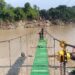 Akses Warga Segera Terbuka, Jembatan Gantung Simpang Jernih Tinggal Finishing