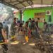 Wujud Kepedulian TNI, Fasum Desa Meunasah Tunong Kembali Bersih