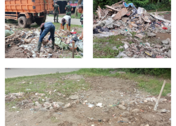 Satgas Sampah Kodim 0510/Tigaraksa, Wujudkan Hidup Sehat dan Menjaga Lingkungan