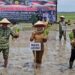 Dukung Program Ketahanan Pangan,Pangdam XXI/Radin Inten Bersama Pemprov Lampung Gerakan Tanam Padi Serentak