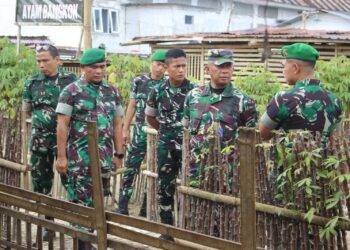 Irdam dan Irtum Kodam I/ BB Melaksanakan Kunjungan Kerja ke Yonif TP 901/SG