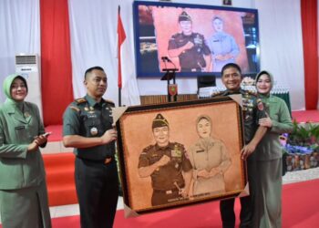 Kodim 1408/Makassar Tunjukkan Soliditas Saat Kunjungan Kerja Pangdam XIV/Hasanuddin