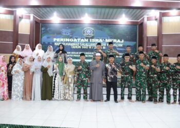 Komandan Kodim 0208/Asahan Hadiri Peringatan Isra Mi’raj 1447 H