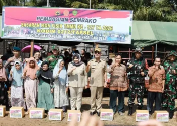 TMMD 127 Kodim 0212/Tapsel Resmi Dibuka,Memperkuat Semangat Gotong royong dan Mempercepat Pembangunan Desa