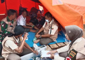 Satgas Gulbencal Kodam I/BB Terus Layani Kesehatan Warga Terdampak Bencana