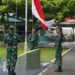 Kodim 0308/Pariaman Gelar Upacara Bendera Mingguan Sebagai Wujud Disiplin dan Pengamalan Nilai-Nilai Kebangsaan