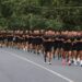 Jaga Fisik dan Kebersamaan, Prajurit Yonif 433 Kostrad laksanakan Lari bersama 10K