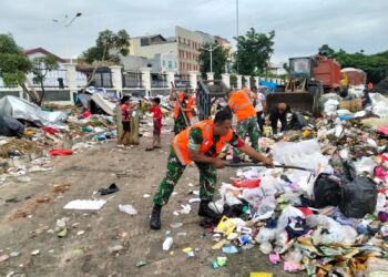 Program Satgas Grebek Sampah Kodim 0502/JU,Wujudkan Lingkungan Sehat dan Bersih