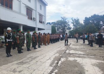 Aparat Gabungan Laksanakan Pengamanan Eksekusi Objek Perkara di Pulo Brayan Bengkel Baru