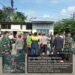 Babinsa Koramil 0201-16/TM Monitoring Aksi Unjuk Rasa Aliansi Masyarakat Jalan Sei Blumai Hilir