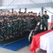 PANGKORMAR PIMPIN PELEPASAN DUA JENAZAH PRAJURIT MARINIR TNI AL,TOTAL 10 PRAJURIT TELAH DITEMUKAN