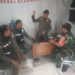 Dengan Segelas Kopi ,Babinsa Jajaran Kodim 0503/JB Cegah Banjir dan Wujudkan Kamtibmas