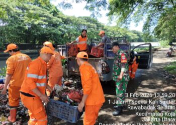 Program Satgas Grebek Sampah Kodim 0502/JU Wujudkan Lingkungan Sehat,Warga Ucapkan Terimakasih
