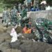 Jaga Keindahan Ikon Wisata, Korem 041/Gamas Membersihkan Pantai Panjang Bengkulu