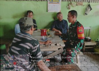 BABINSA MENJALIN SILATURAHMI DENGAN WARGA BINAAN