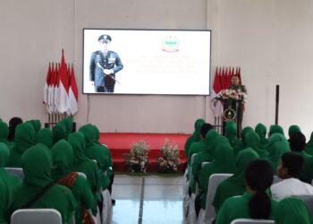 Dandim 0506/Tgr Pimpin Pertemuan Gabungan Persit KCK Cabang XX Kodim 0506