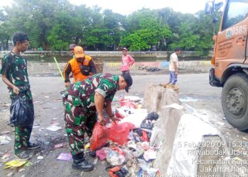 Program Satgas Grebek Sampah Kodim 0502/JU Diapresiasi Masyarakat