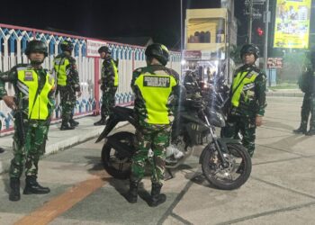 Ciptakan Rasa Aman,Personel Kodim 0201/Medan,Melaksanakan Patroli Rutin Setiap Malam