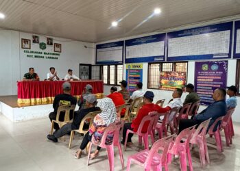 Kolaborasi Bersama Perangkat Kelurahan.Babinsa Sertu Adi Erlan Hadiri Rapat Percepat Pembangunan