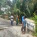 Danramil 03/SB Laksanakan Pengecekan Jembatan Rusak di Desa Sei Sanggul