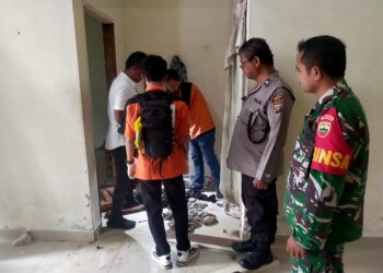 Babinsa Koramil 0201-02/MT Monitoring Penemuan Mayat di Sei Kera Hilir I Medan Perjuangan