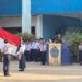 BABINSA KORAMIL 0201-03/MD JADI PEMBINA UPACARA BENDERA DI SMP NEGERI 29 MEDAN, AJAK SISWA JAUHI TAWURAN DAN OBAT TERLARANG