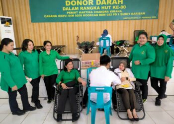 Setetes Darah, Sejuta Harapan: Kodim 0209 & Persit Bergerak Bersama Warga