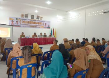 TNI Dukung Perencanaan Wilayah, Danramil 07/AKB Ikuti Musrenbang Kecamatan NA-IX-X