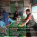 Babinsa Imbau Pedagang di Pasar Agar Jaga Kebersihan Lingkungan