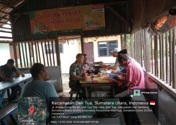 Pererat Talisilaturahmi , Babinsa Komsos dengan warga Binaan