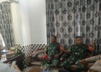 Anjangsana Danramil 09/NL, Pererat Sinergi Dengan Forkopimca Bilah Hilir