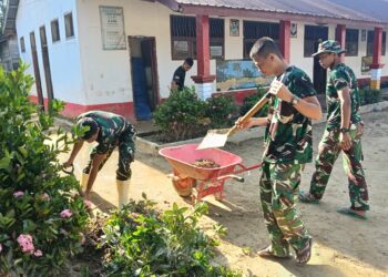 Satgas Kodam I/BB Pulihkan SDN 100723 Aek Ngadol Sitinjak, Aktivitas Belajar Kembali Normal