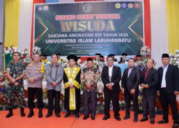 Kodim 0209/LB Hadiri Wisuda Unisla Angkatan XIX TA. 2026