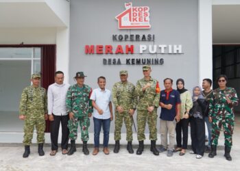 Melalui Vicon, Danrem 064/MY bersama Wakil Panglima TNI Evaluasi Percepatan KDKMP Kemuning