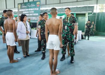 Pangdam I/BB Pimpin Sidang Pantukhir Pusat Penerimaan Caba PK TNI AD Gel I TA 2026 di Rindam I/BB