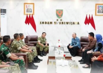 Tingkatkan Validitas Data Statistik, Pangdam II/Sriwijaya Terima Audiensi BPS Sumsel
