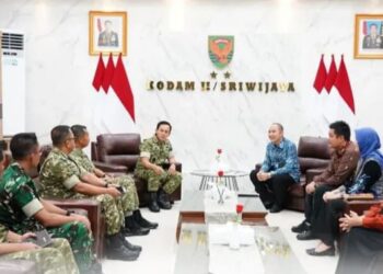 Tingkatkan Validitas Data Statistik, Pangdam II/Sriwijaya Terima Audiensi BPS Sumsel