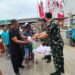 Koramil 03/Tg.Priok Bagikan Tak’jil,Sembako Gratis dan Bantu Pelaku UMKM Mengais Rezeki Ramadhan di KDKMP Papanggo